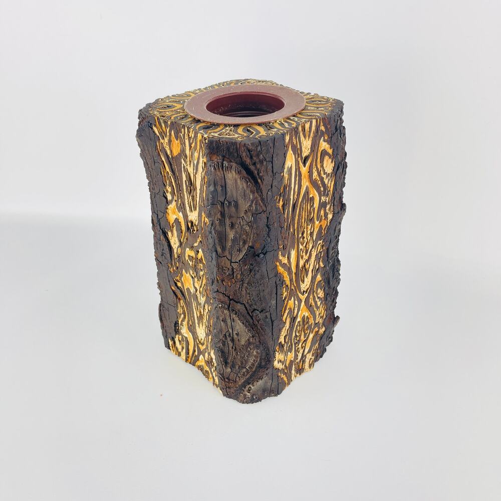 Fernwood Natural NZ Tree Fern Wood Vase 8”